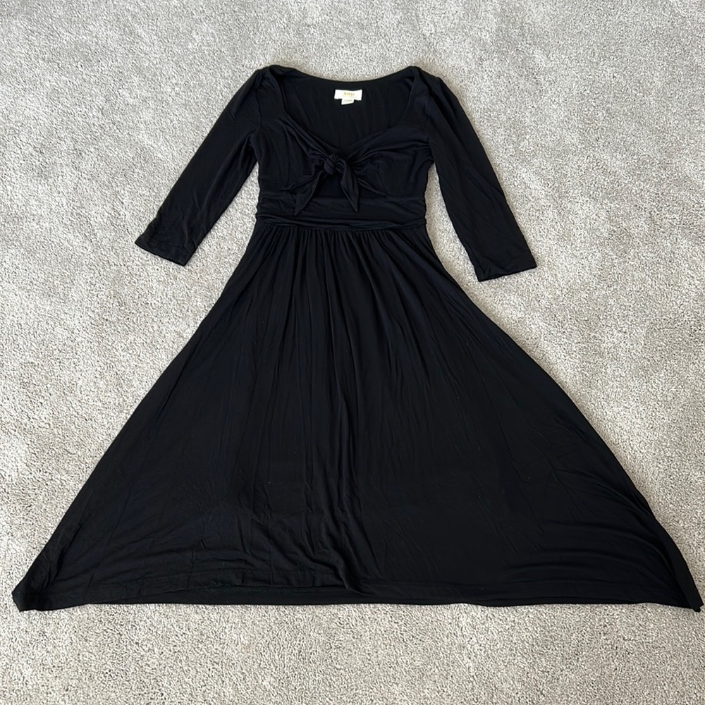 Anthropologie Black Dress